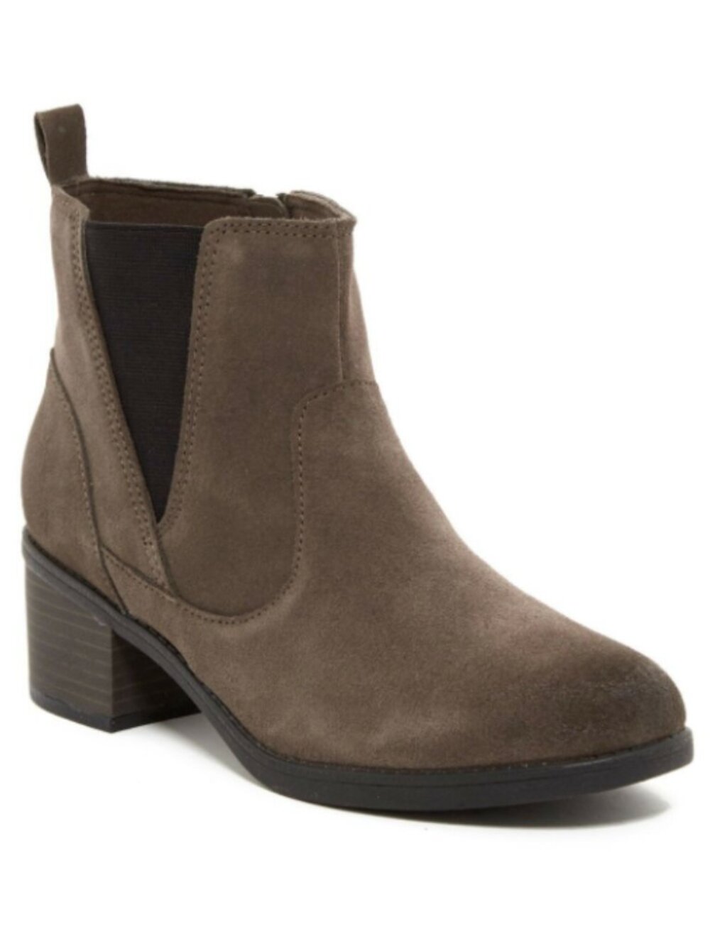 Clarks Nevella Bell Dark Taupe Leather Suede Boots size 9.5